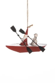 Canoe Santa